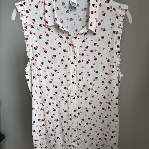 LC Lauren Conrad + Disney Collection for Kohls - Minnie Mouse Blouse (New)